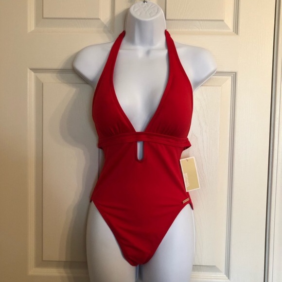 Michael Kors True Red Swim Size 8 NWT - Picture 5 of 5